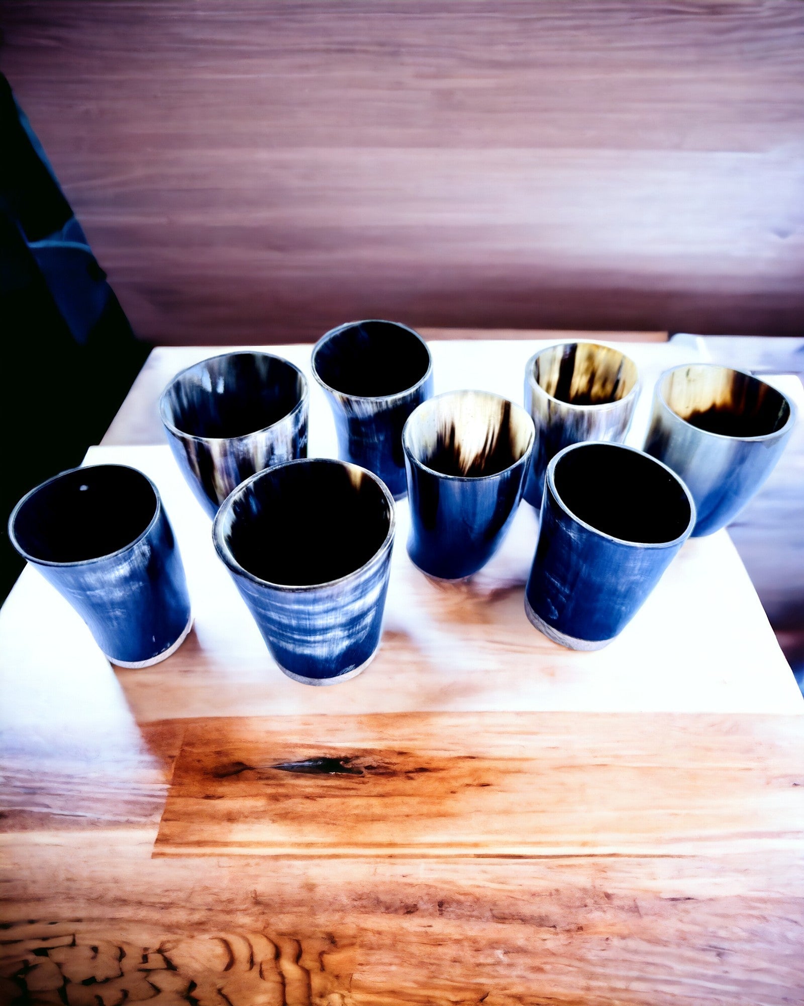 Handmade Small Cup with Engraving Option, Indian Glass Cup, personalization option for a gift, engraving. Dark color