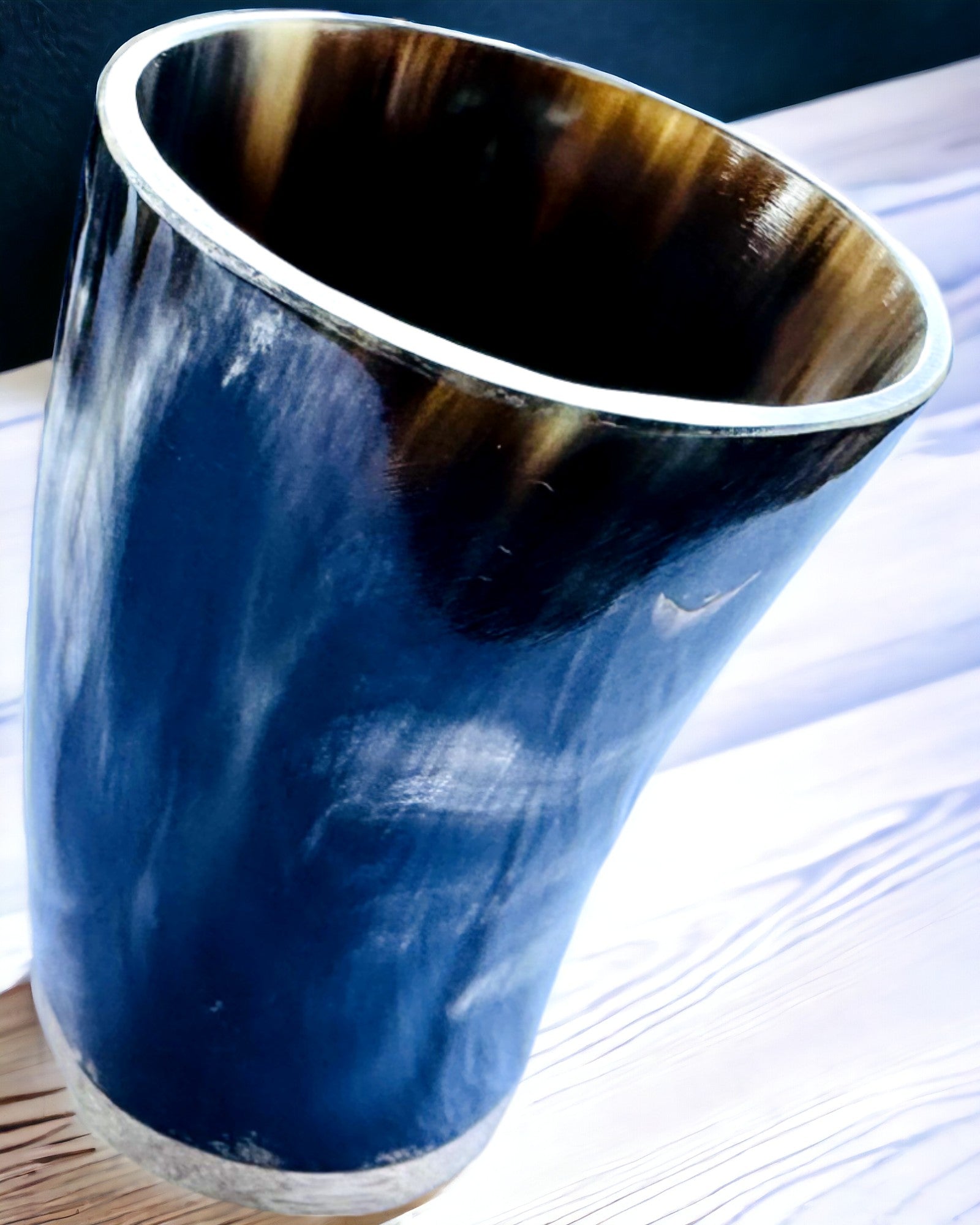 Handmade Small Cup with Engraving Option, Indian Glass Cup, personalization option for a gift, engraving. Dark color