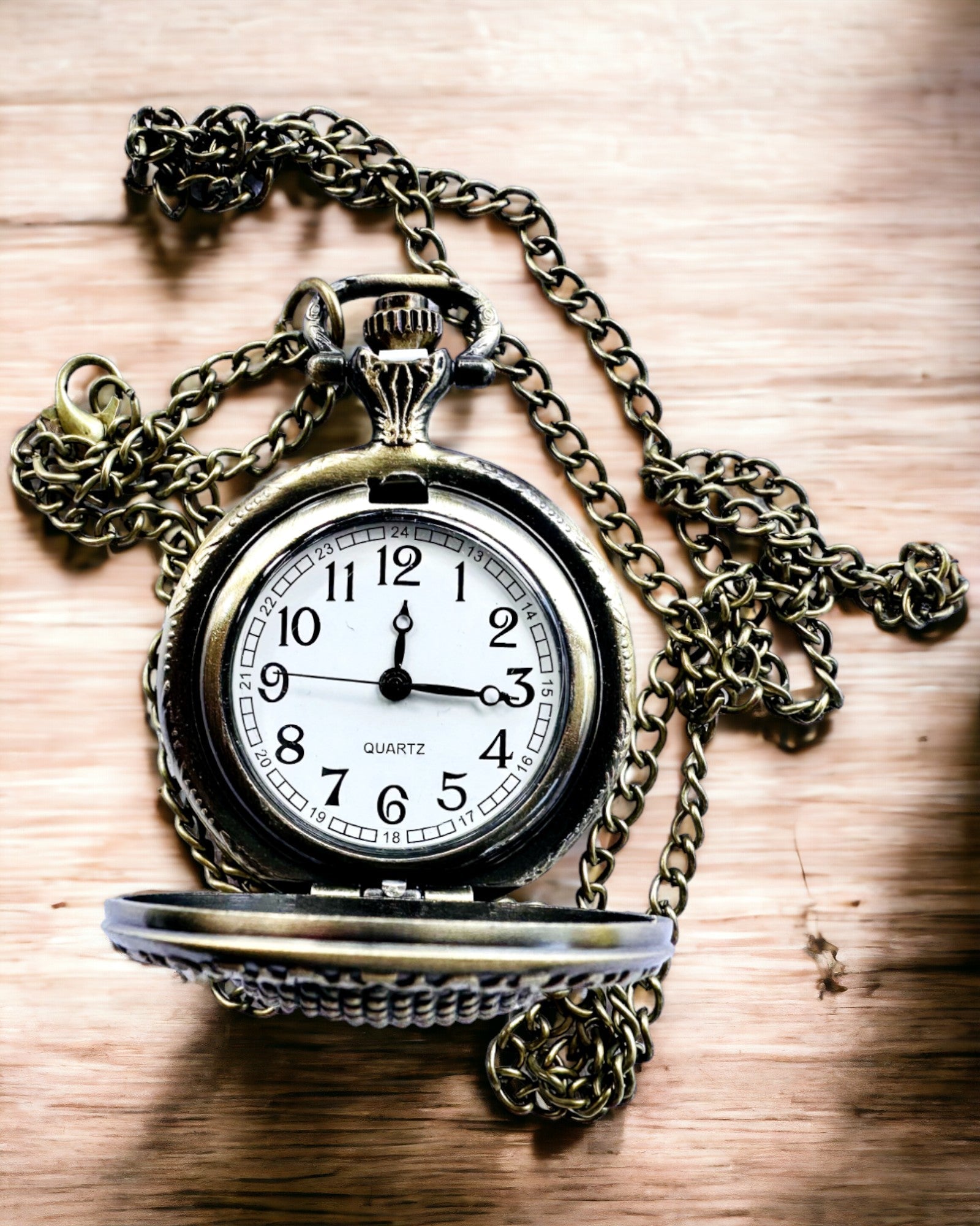 Pocket Watch "Buddha Time Elegance", personalization with engraving available