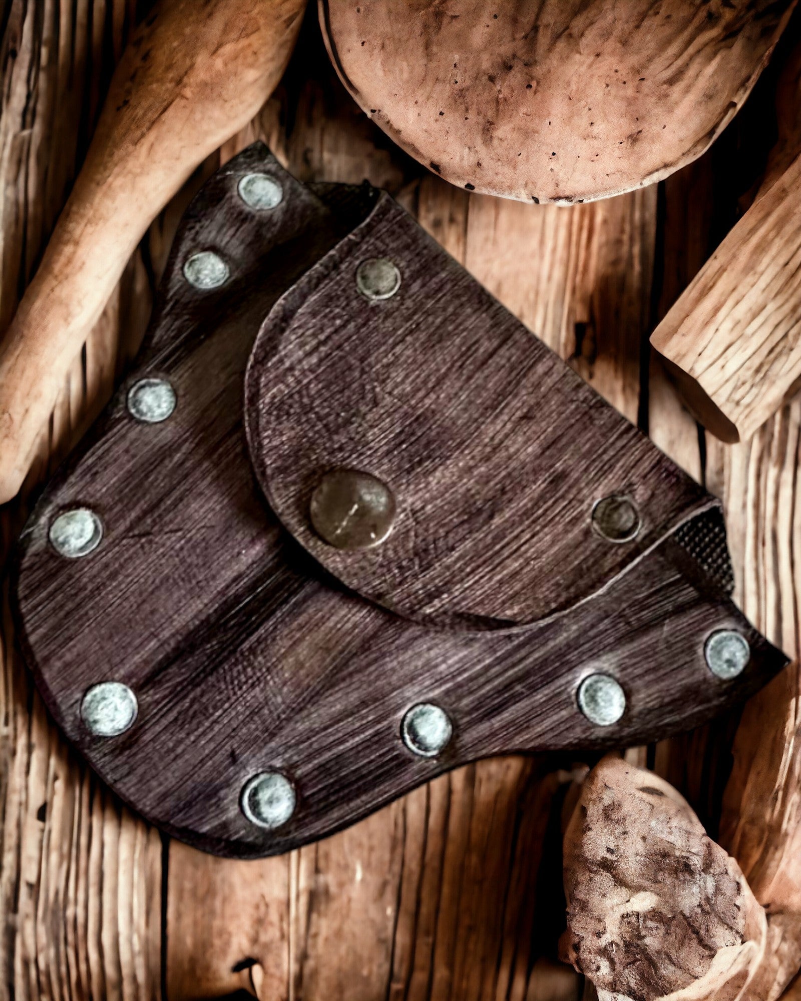 Forest Gnome's Pouch - Handcrafted Small Leather Pouch