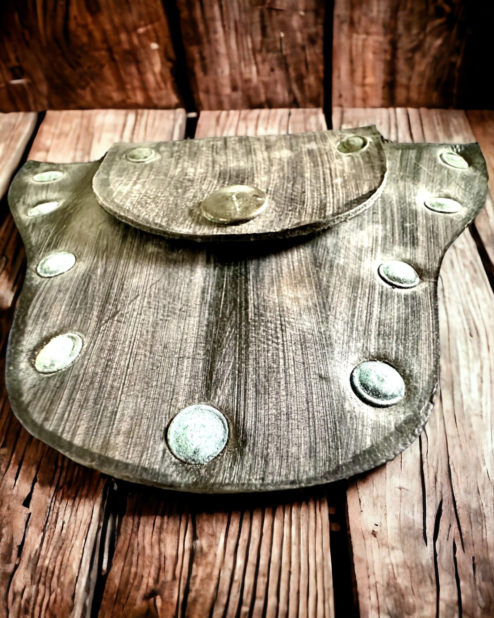 Forest Gnome's Pouch - Handcrafted Small Leather Pouch