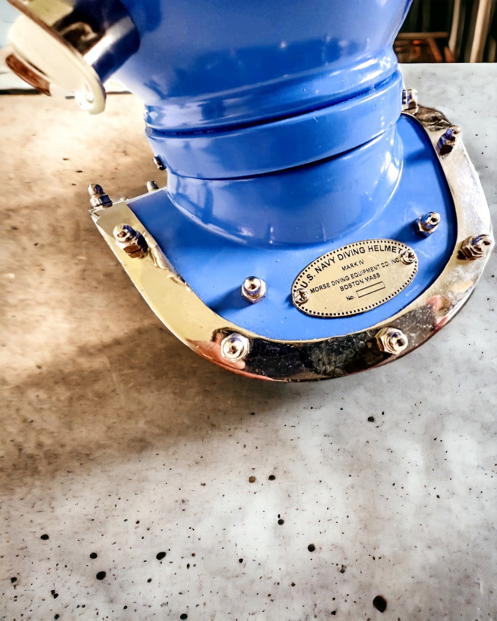 Deep Explorer's Helmet - Collector's Edition with Engraving Option, 35 cm, gift for firefighter or diver