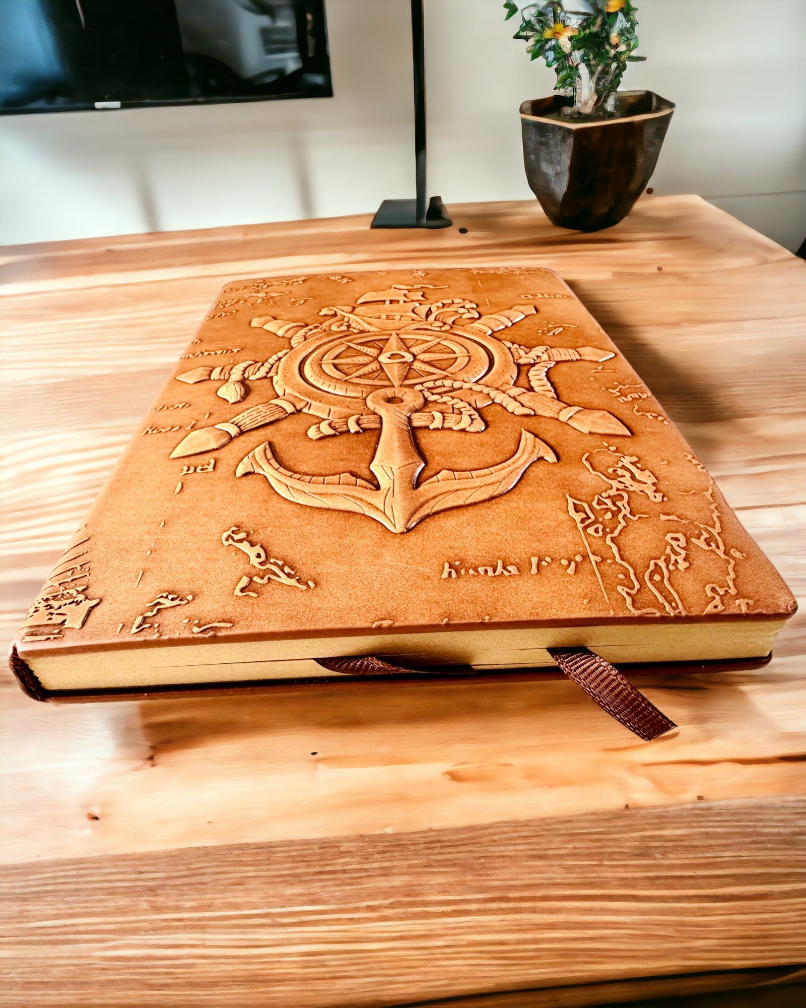 Sailing-themed "Nautica" notebooks with engraving personalization option, as a gift