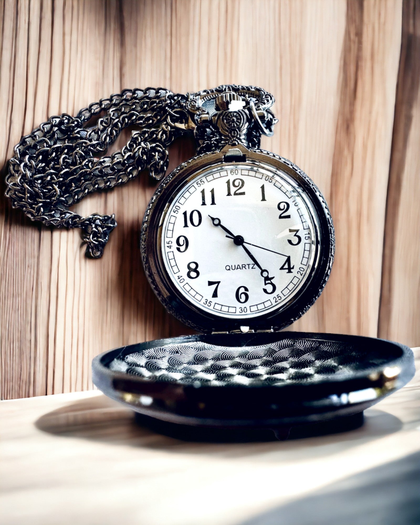 Elegant Pocket Watch Motorcycle Passion, personalization with engraving available