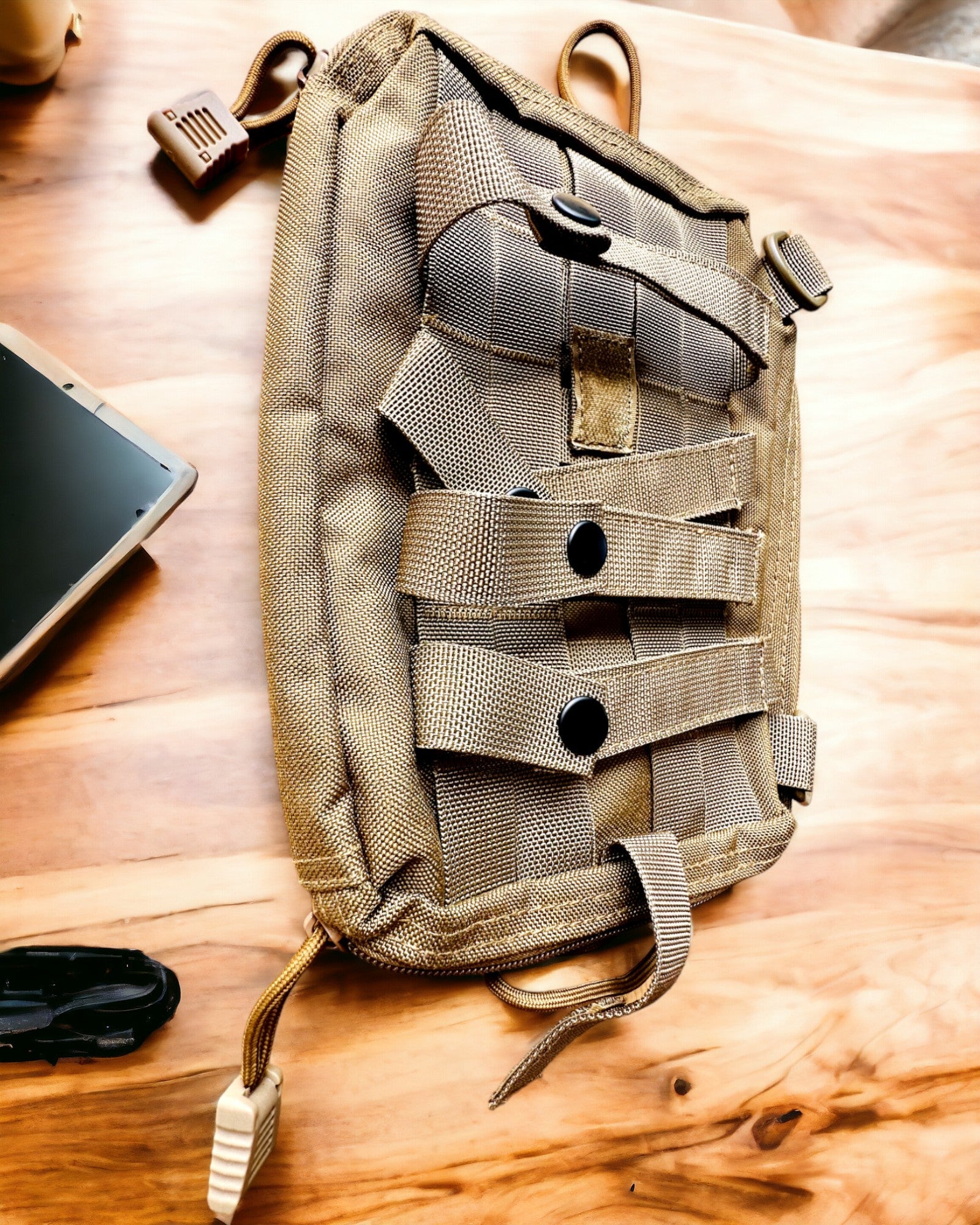 Traveler's Tactical Pouch - MOLLE "Militaris" - 26 cm x 5.5 cm x 19 cm