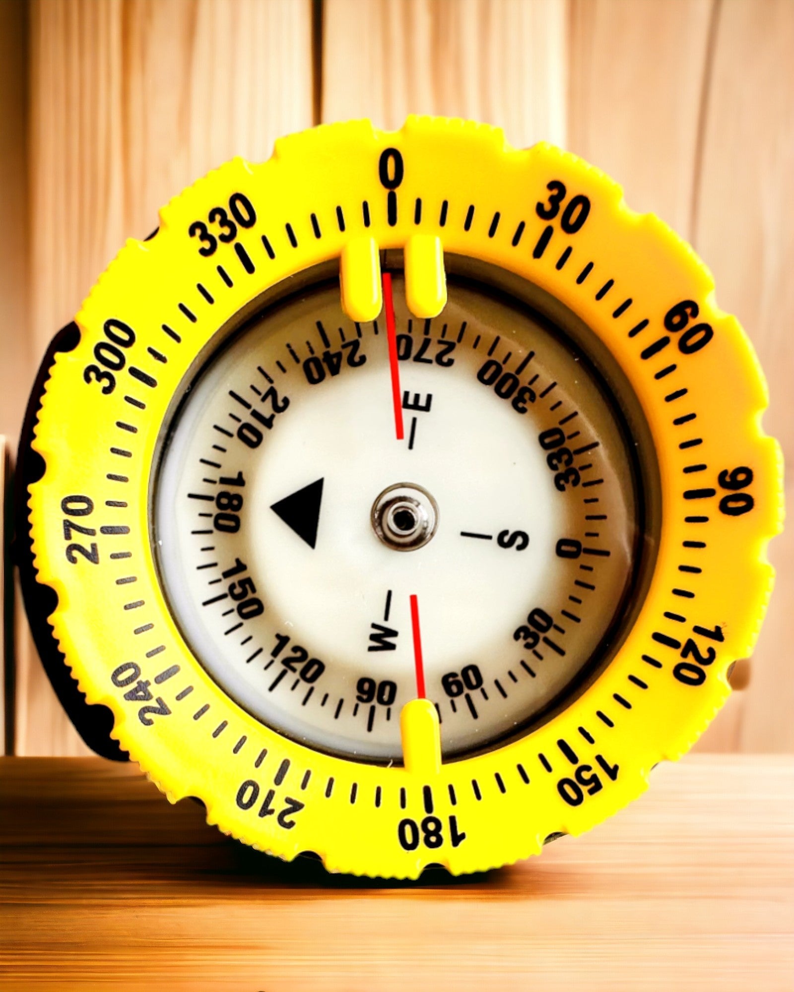 AquaGuide Diving Compass - waterproof compass with luminescence function and flexible strap, customizable