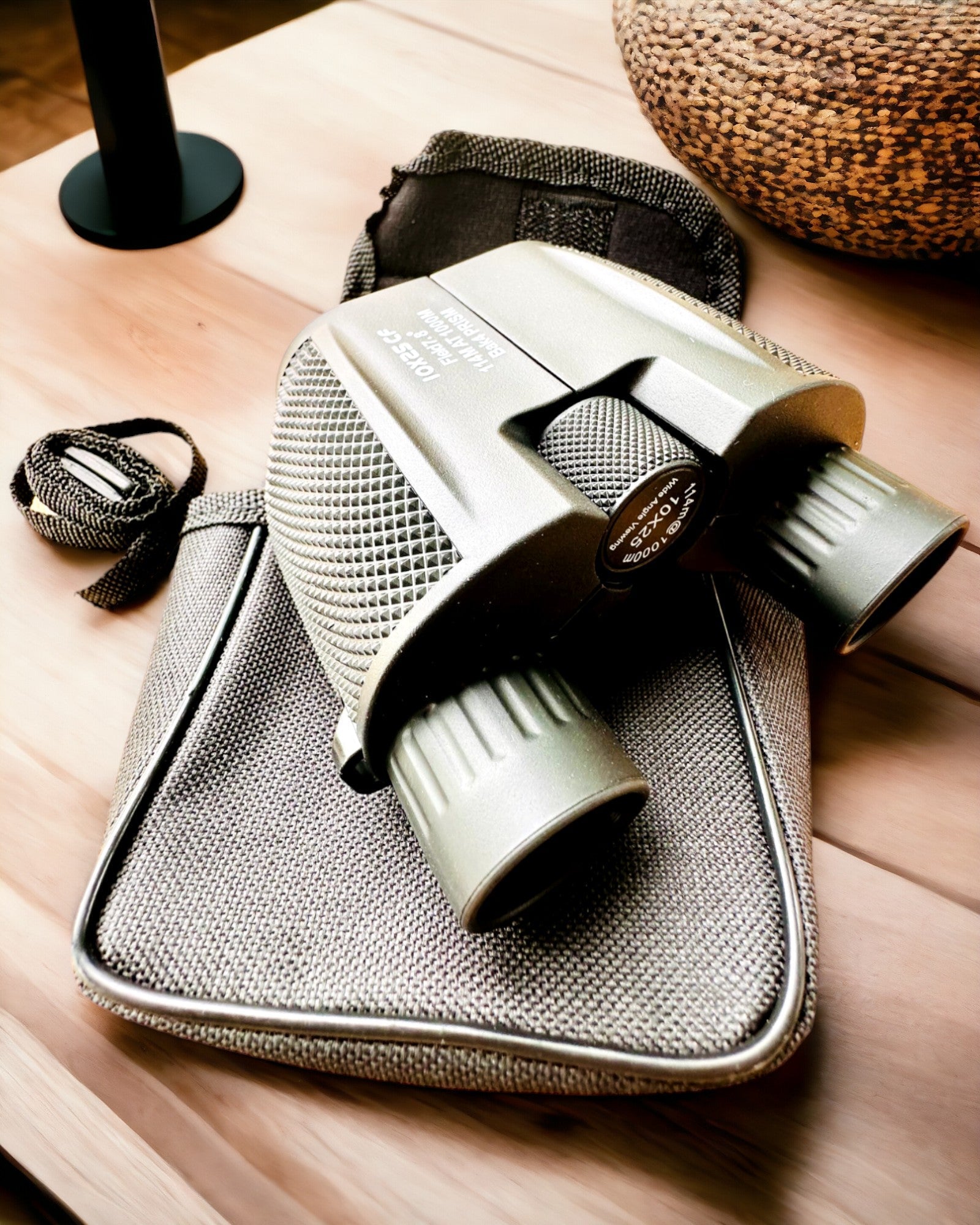 Binoculars CampMaster 10x25, personalization with engraving available