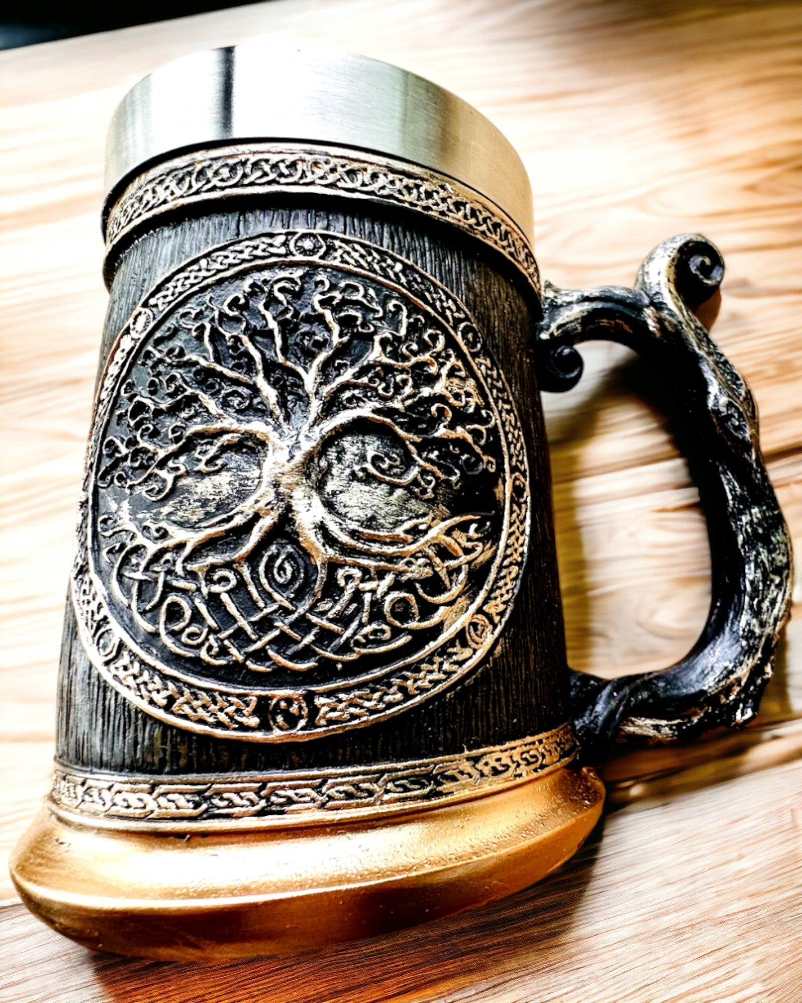 Nordic World Tree Mug - Masterful Craftsmanship, 600 ml, customizable with engraving