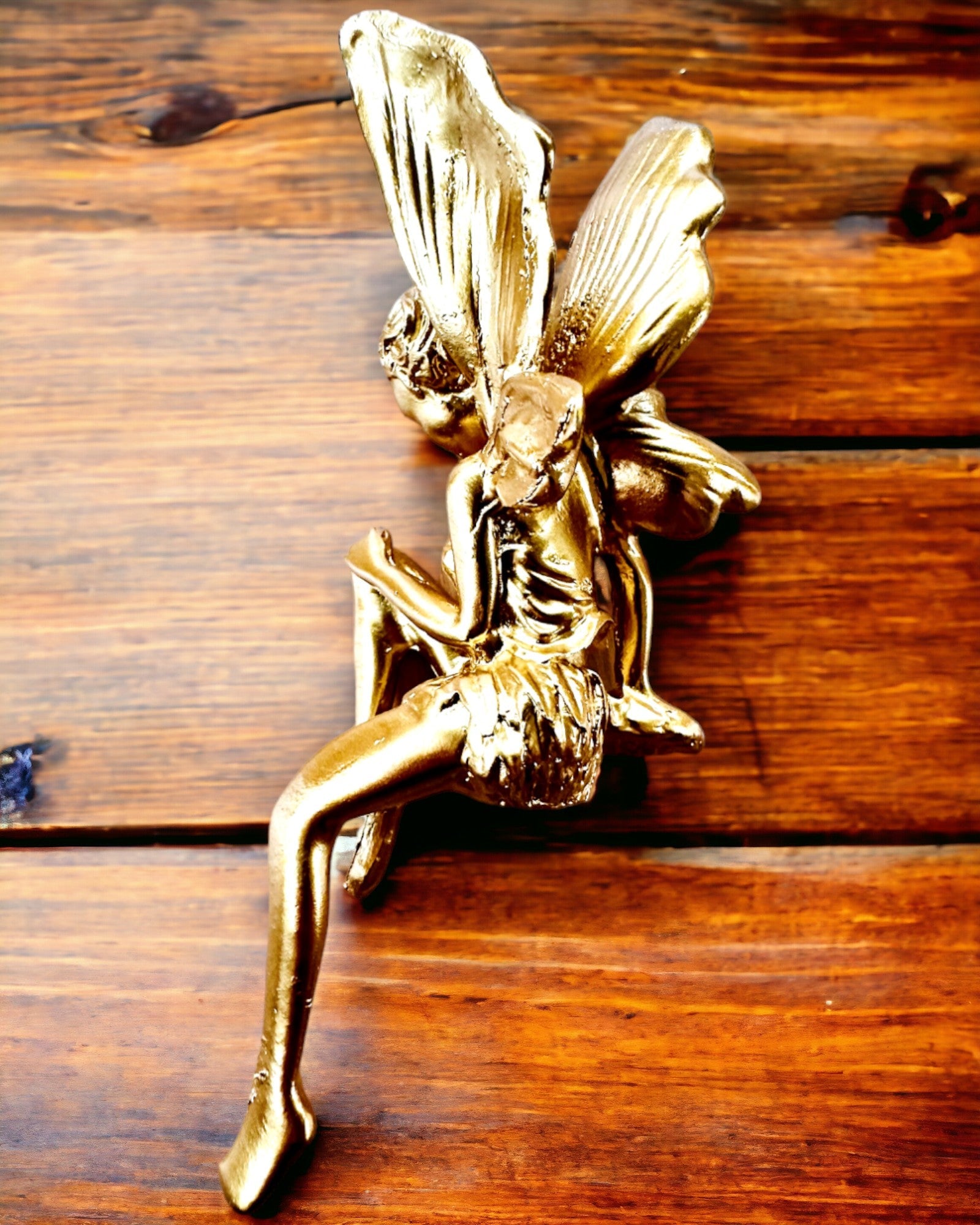 Small Golden Dream Fairy – Figurine with Engraving Option