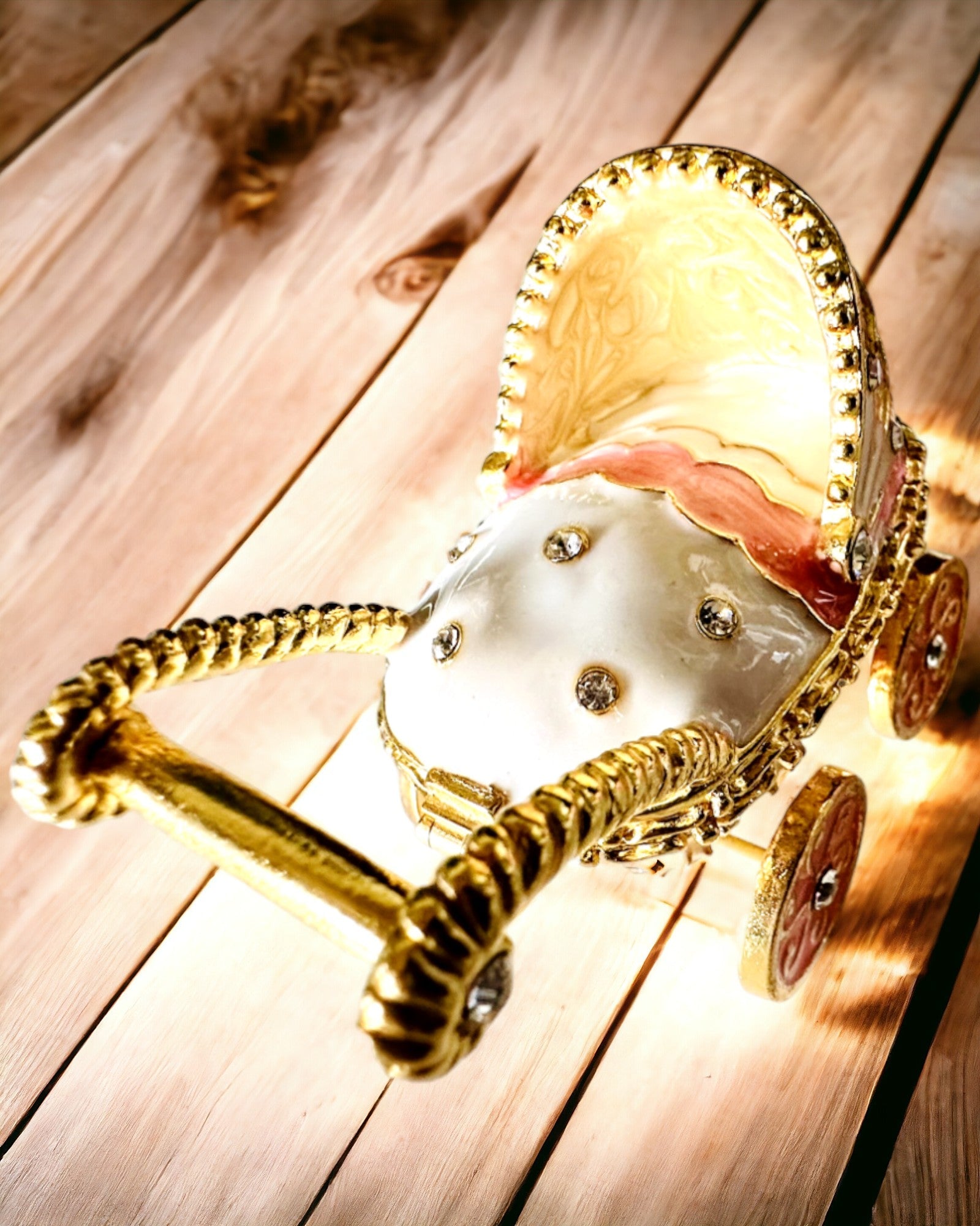 Small Fairy Tale Jewelry Cart, Treasures - Royal Elegance, personalization with engraving