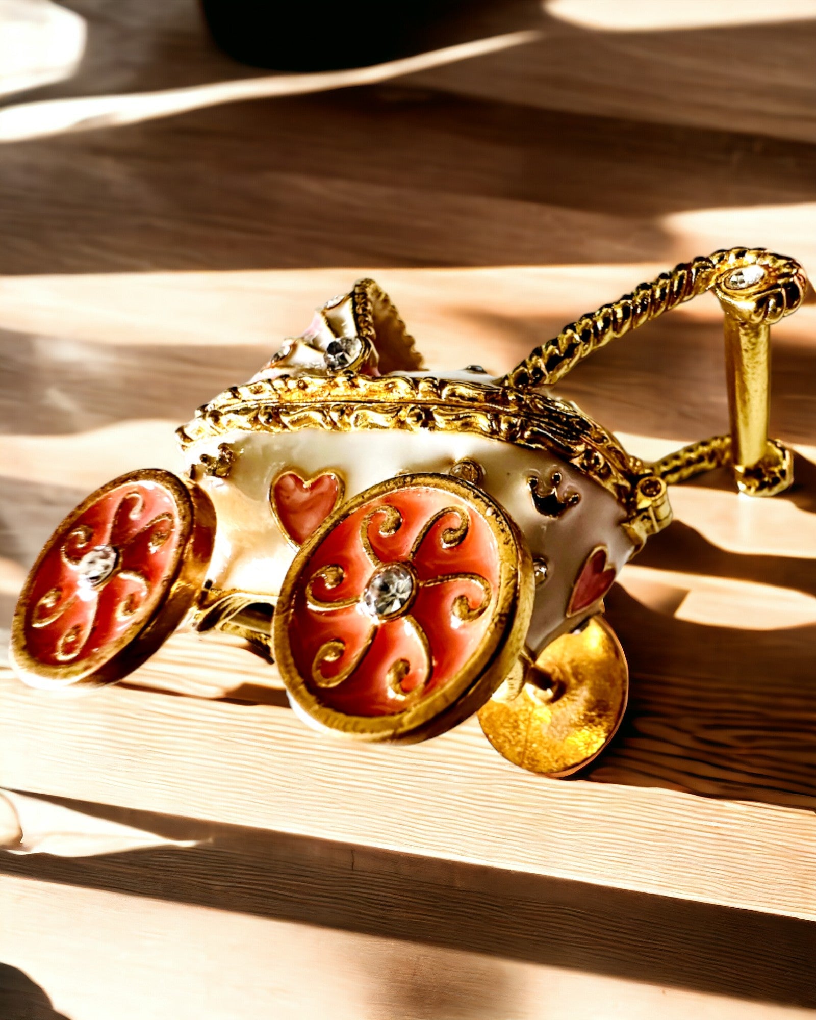 Small Fairy Tale Jewelry Cart, Treasures - Royal Elegance, personalization with engraving