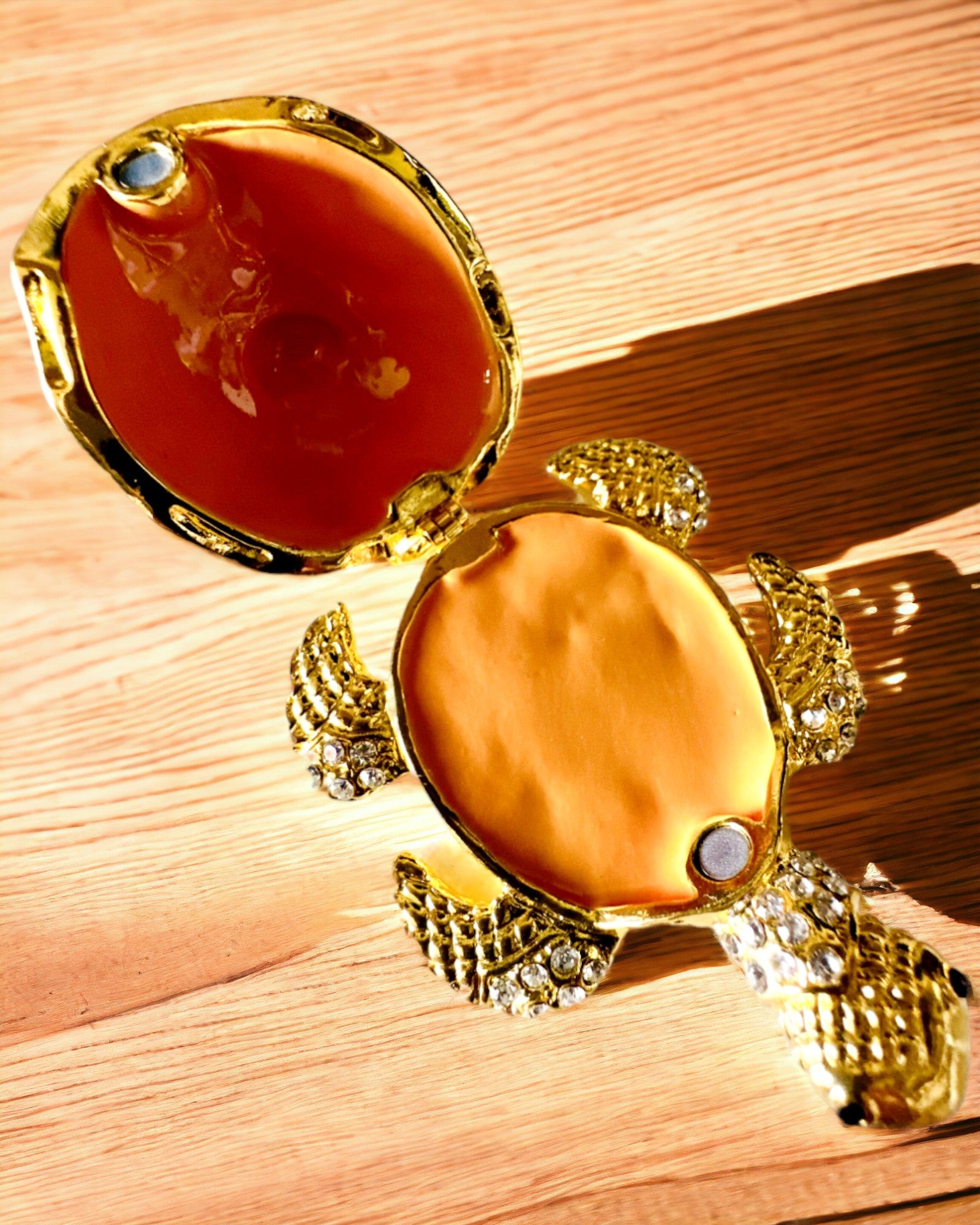 "Żółwiowa Rodzinka" Box - green color, personalized with engraving