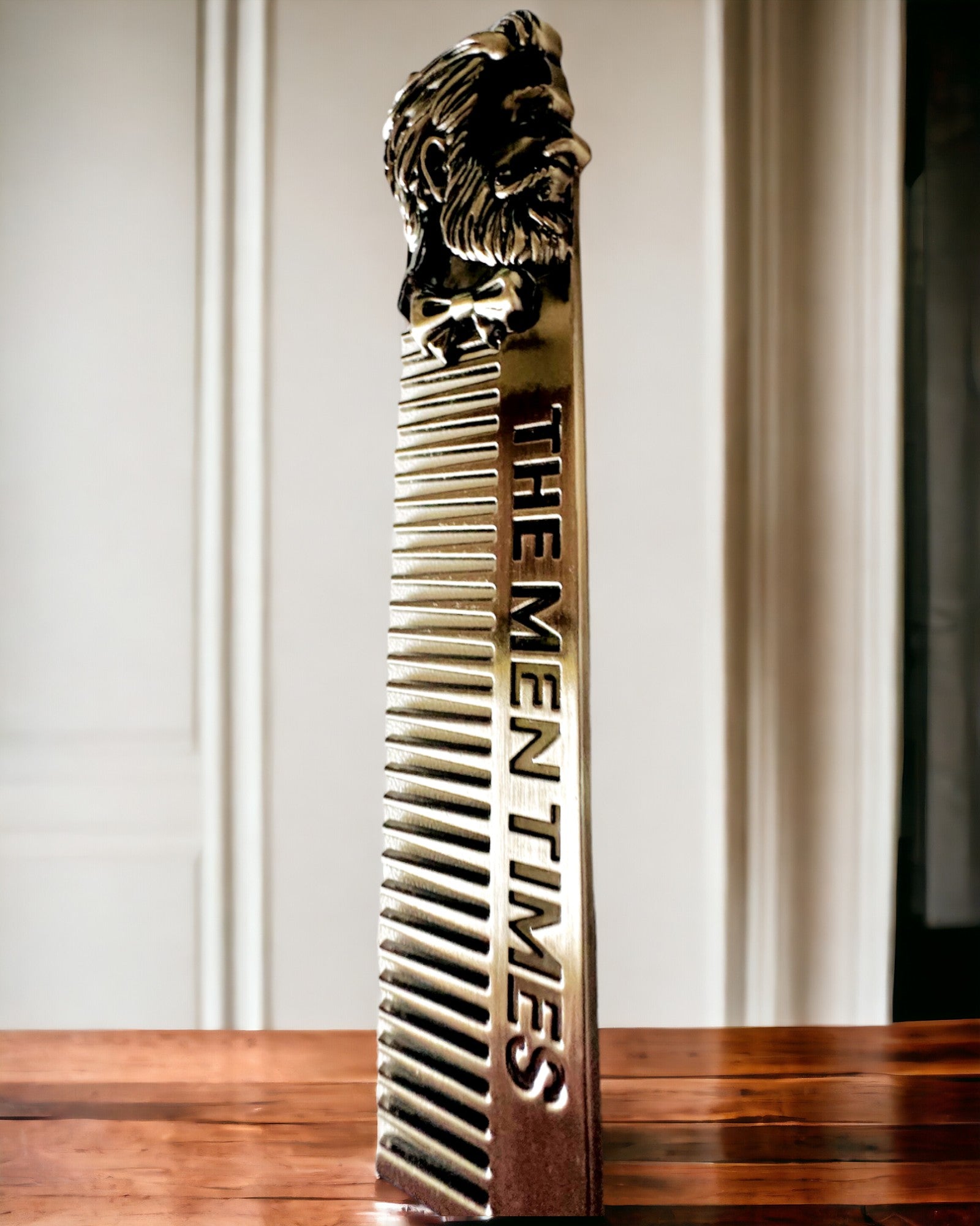 GroomMaster - Elegant Metal Comb with Engraving, personalized engraving
