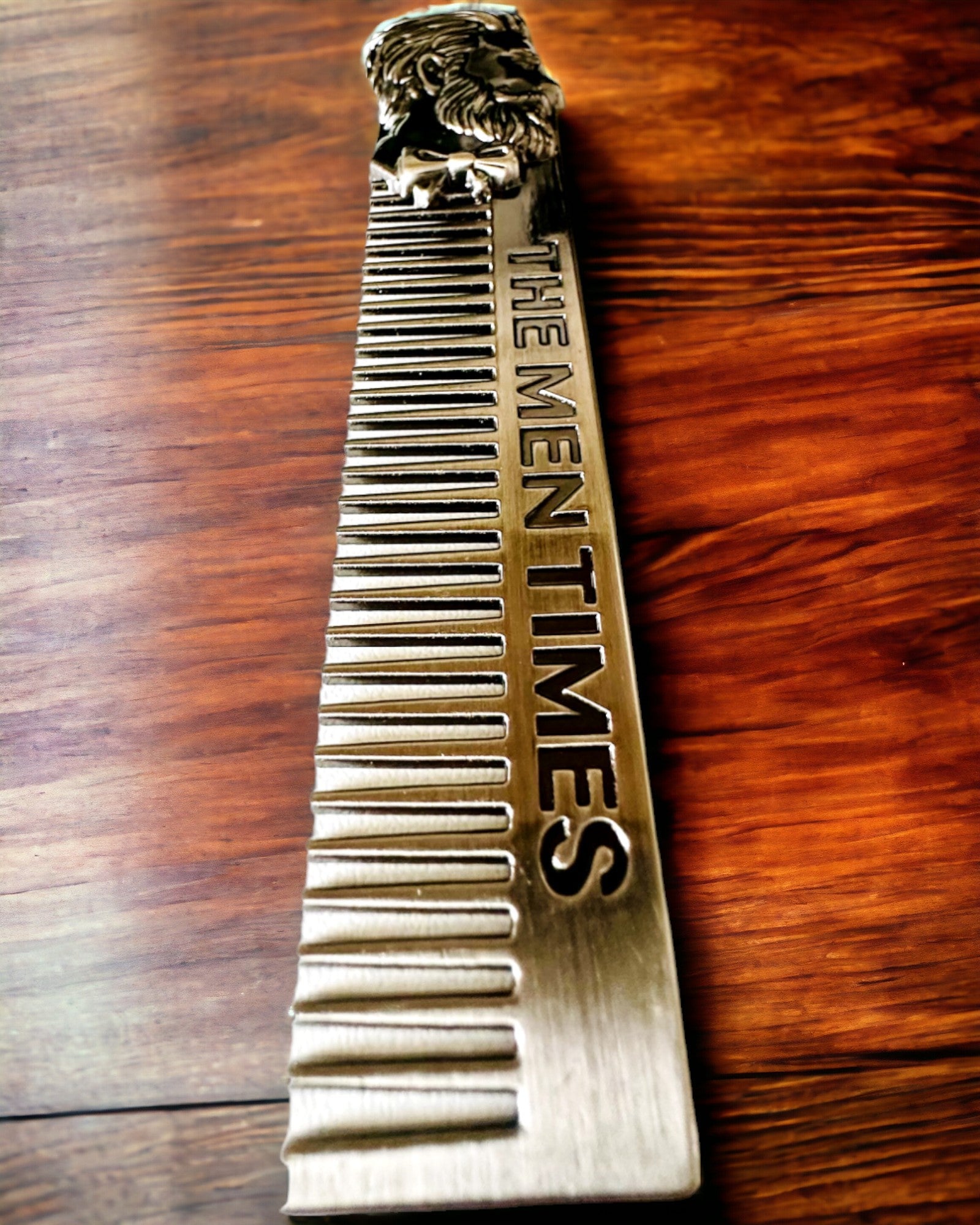 GroomMaster - Elegant Metal Comb with Engraving, personalized engraving
