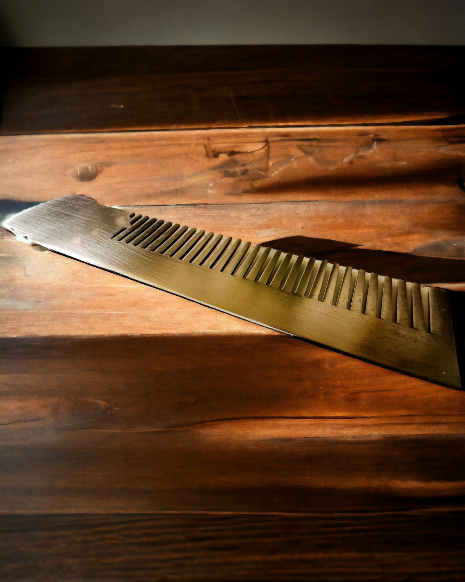 GroomMaster - Elegant Metal Comb with Engraving, personalized engraving