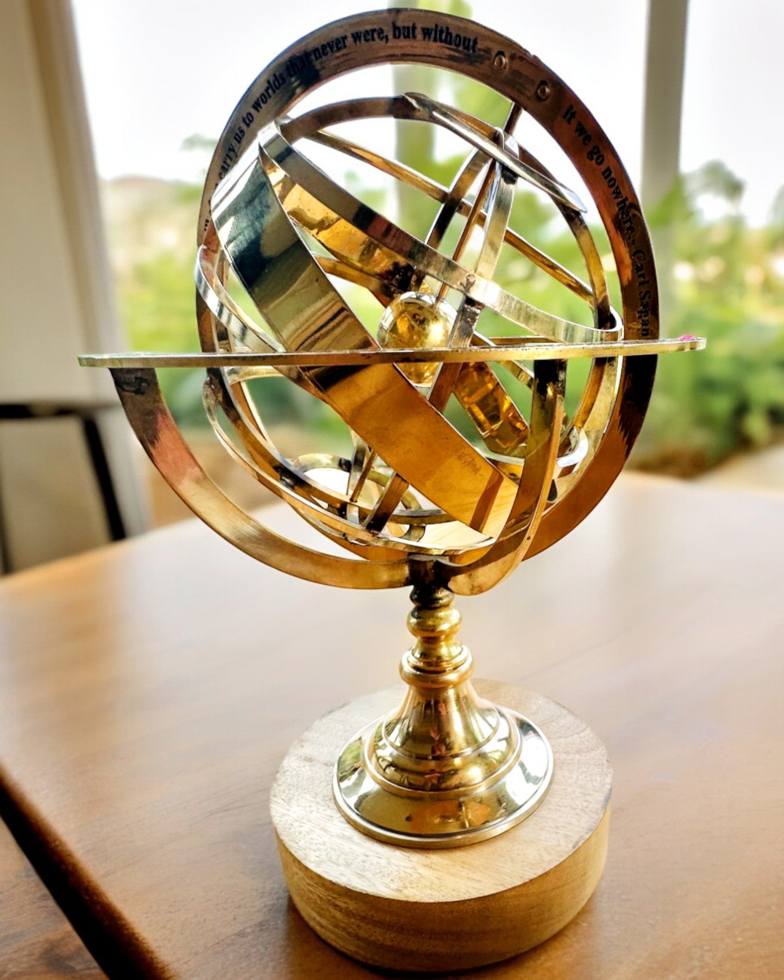 Astrolabium Artis - Handcrafted with Engraving Option, Office Decoration, Premium