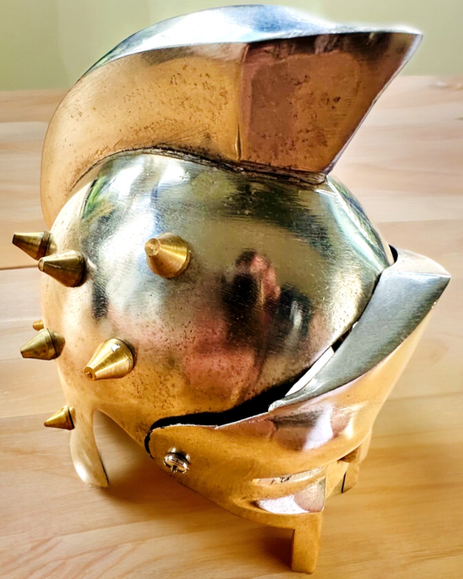 Gladiator Knight Mask "Sparta" - personalization with engraving available