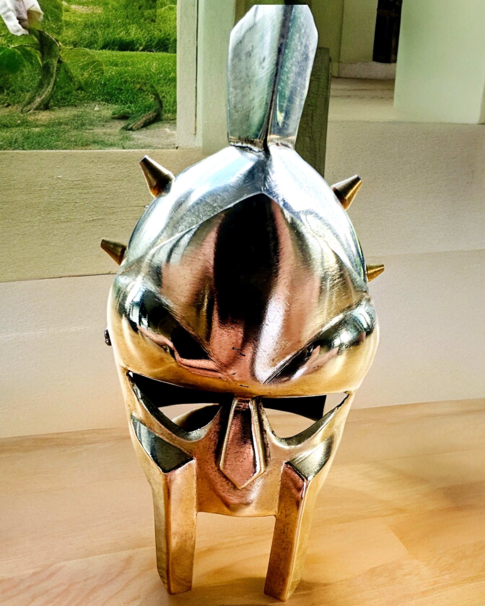 Gladiator Knight Mask "Sparta" - personalization with engraving available