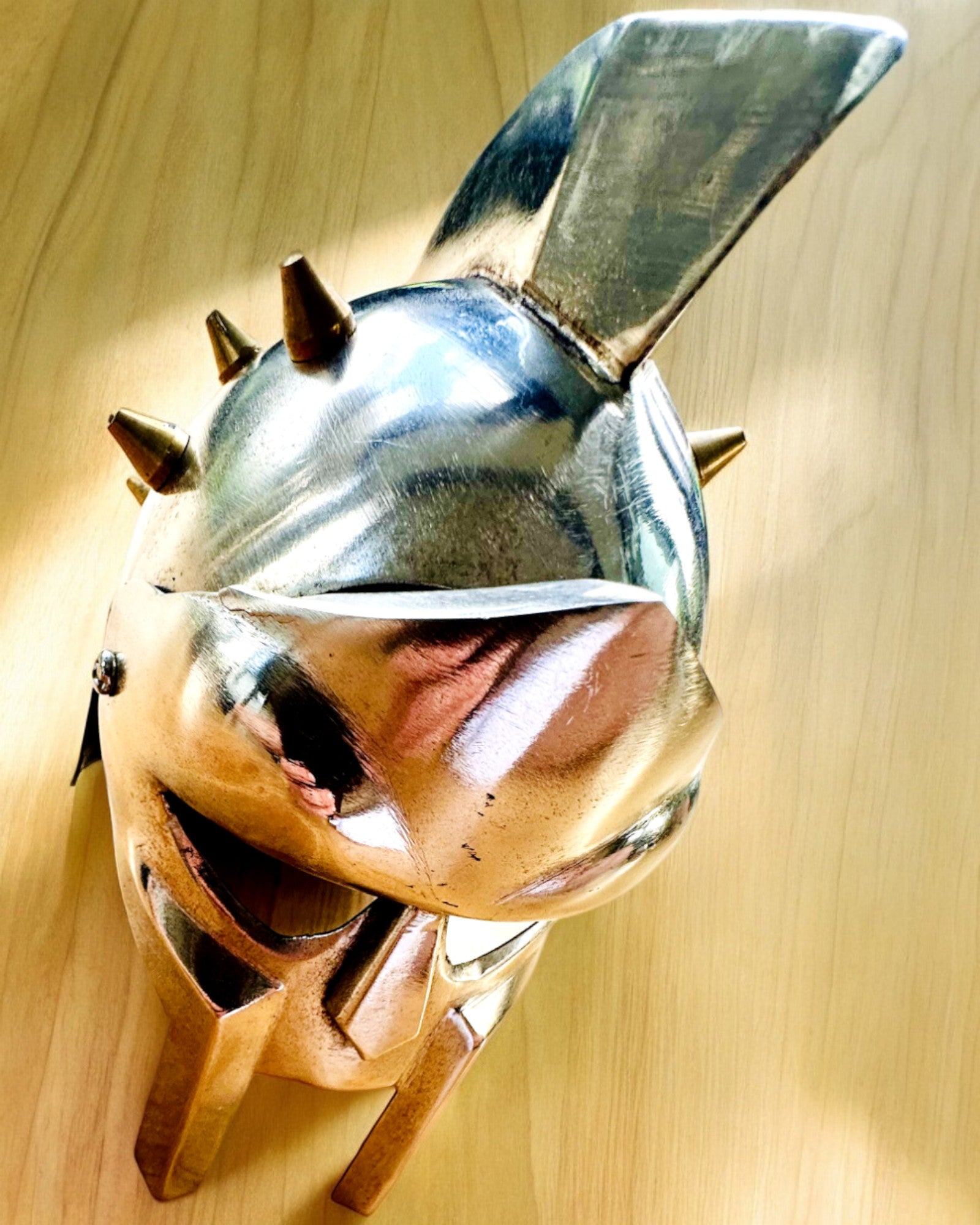 Gladiator Knight Mask "Sparta" - personalization with engraving available