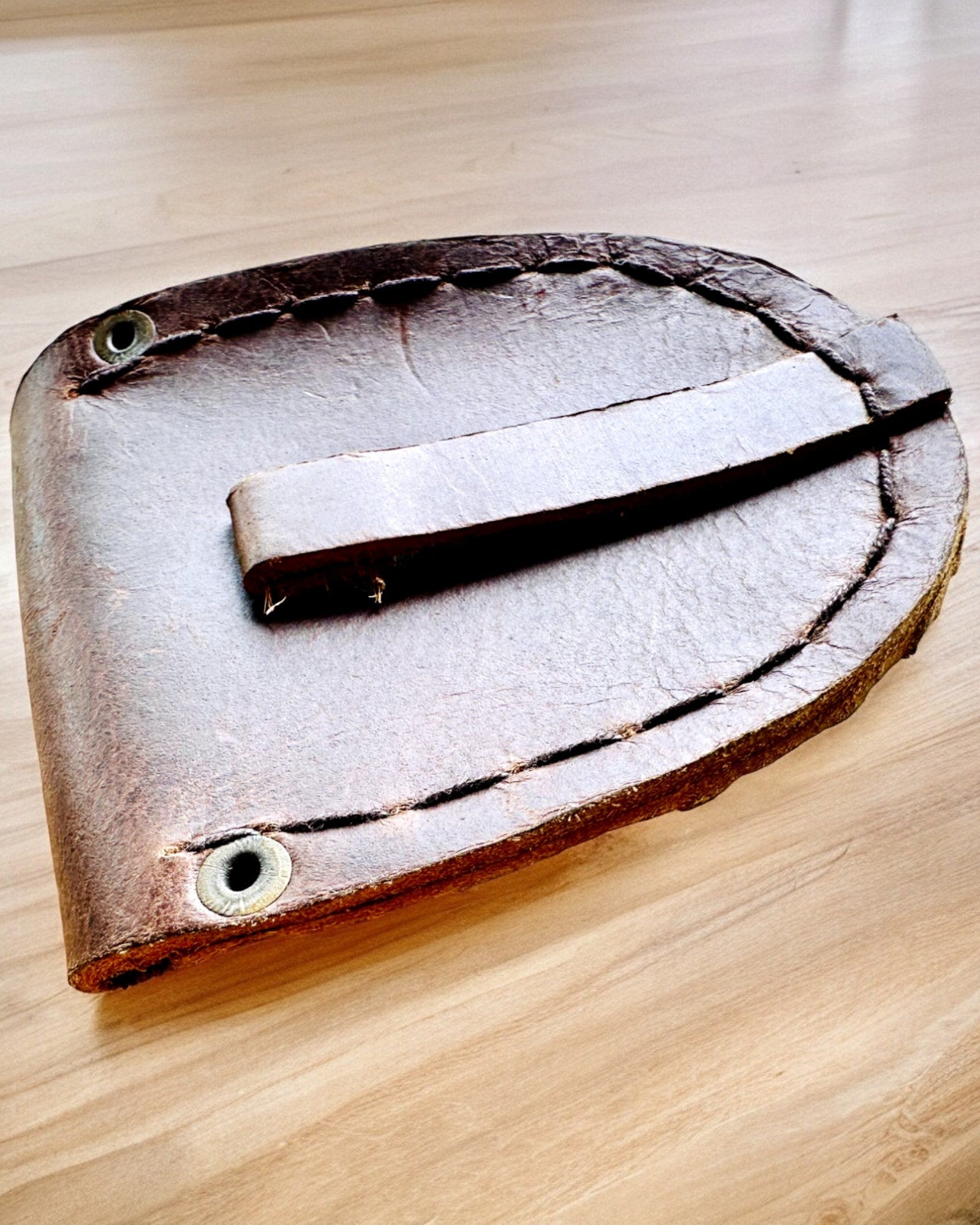 Leather Case "Explorer" - for compact compass or pocket watch - personalization with engraving available