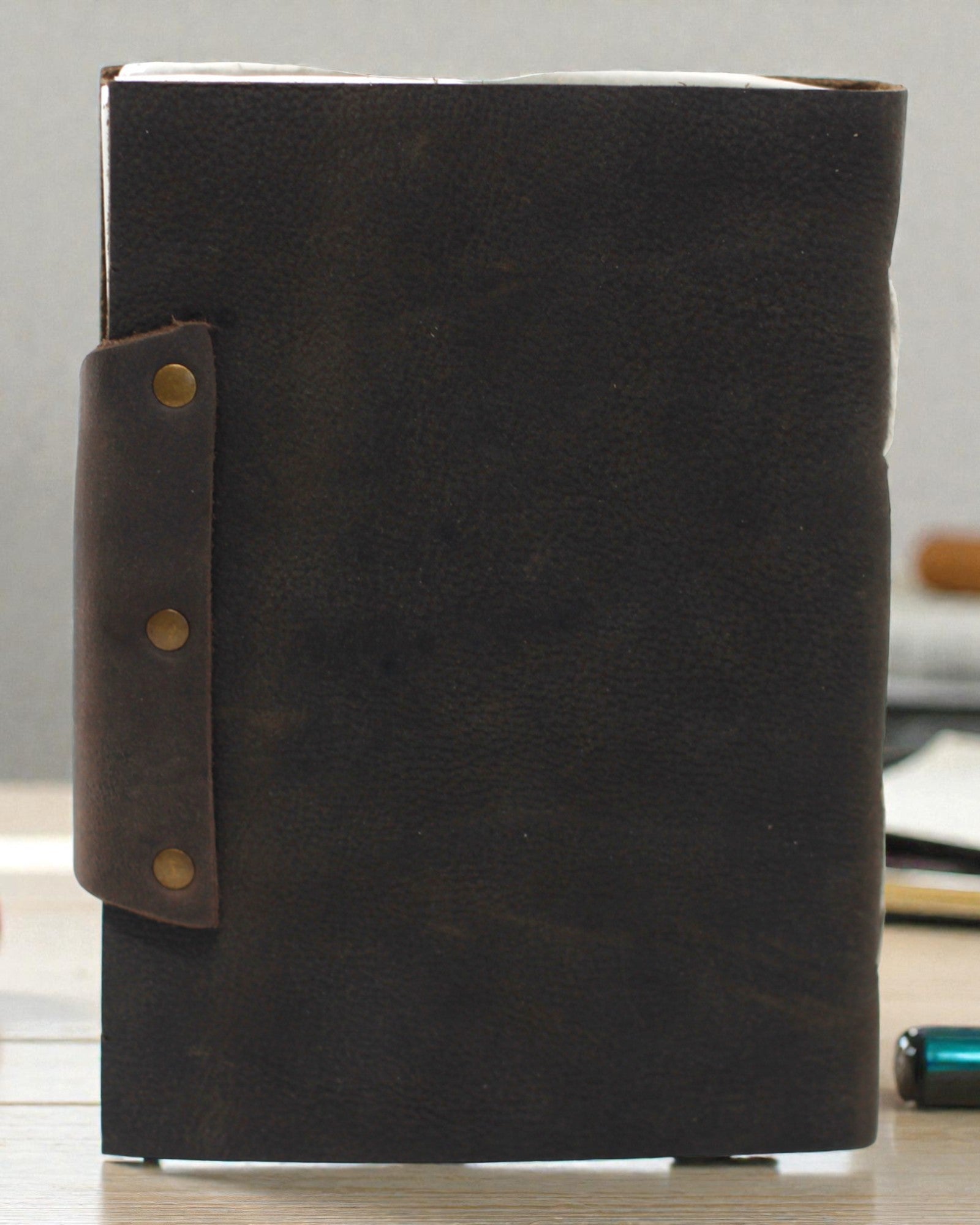 Secretum Anima – Leather Notebook Confession with Fastening