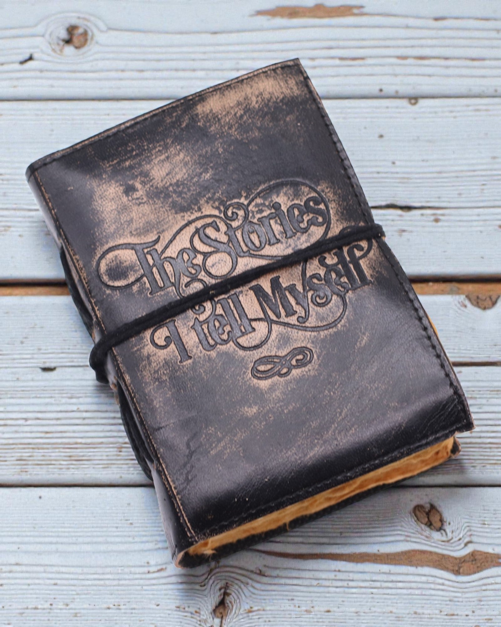 Narratio Anima – Leather Notebook The Stories I Tell Myself
