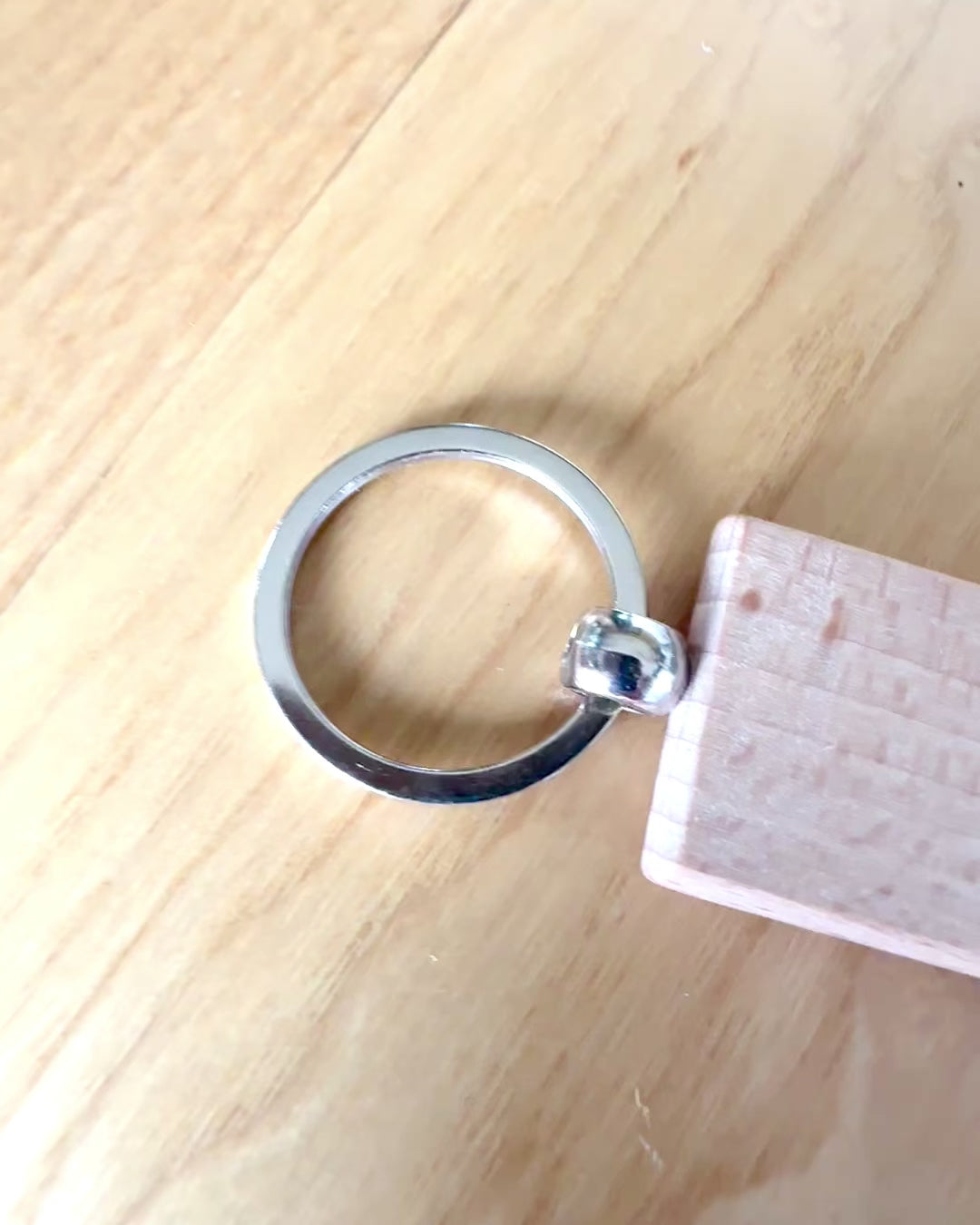 Wooden Keychain with Custom Engraving – Perfect for a Gift
