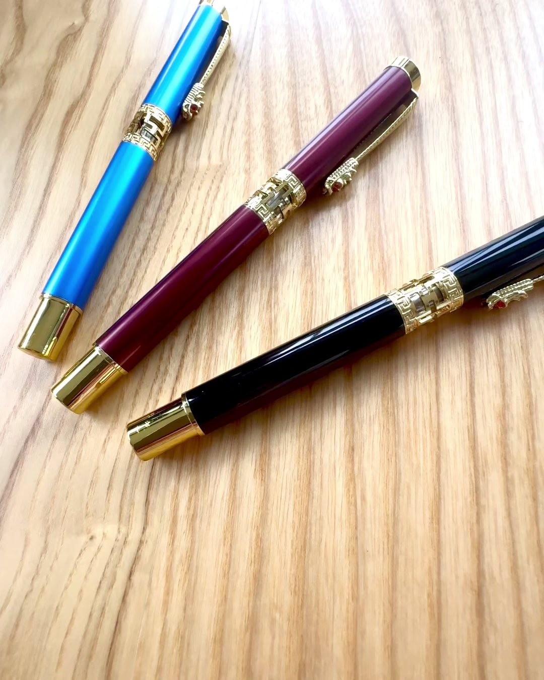 Elegant Dragon Pen, 3 color variants, personalization with engraving available for a gift