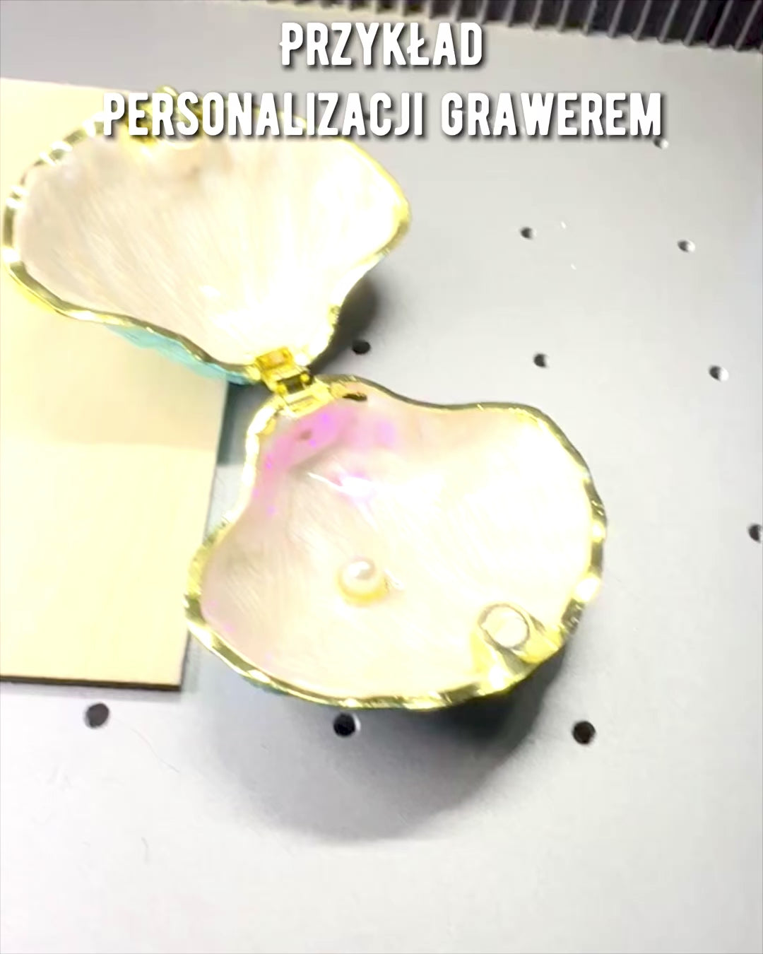 Treasure of Memories Shell - Jewelry Box with Custom Engraving Option, Gift