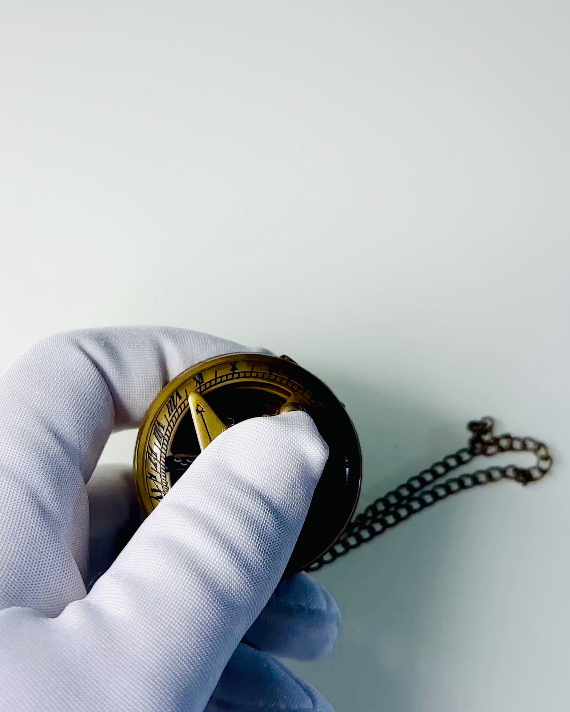 Traveler's Navigation Compass with Engraving, Personalization – Handicraft by Indian Artisans