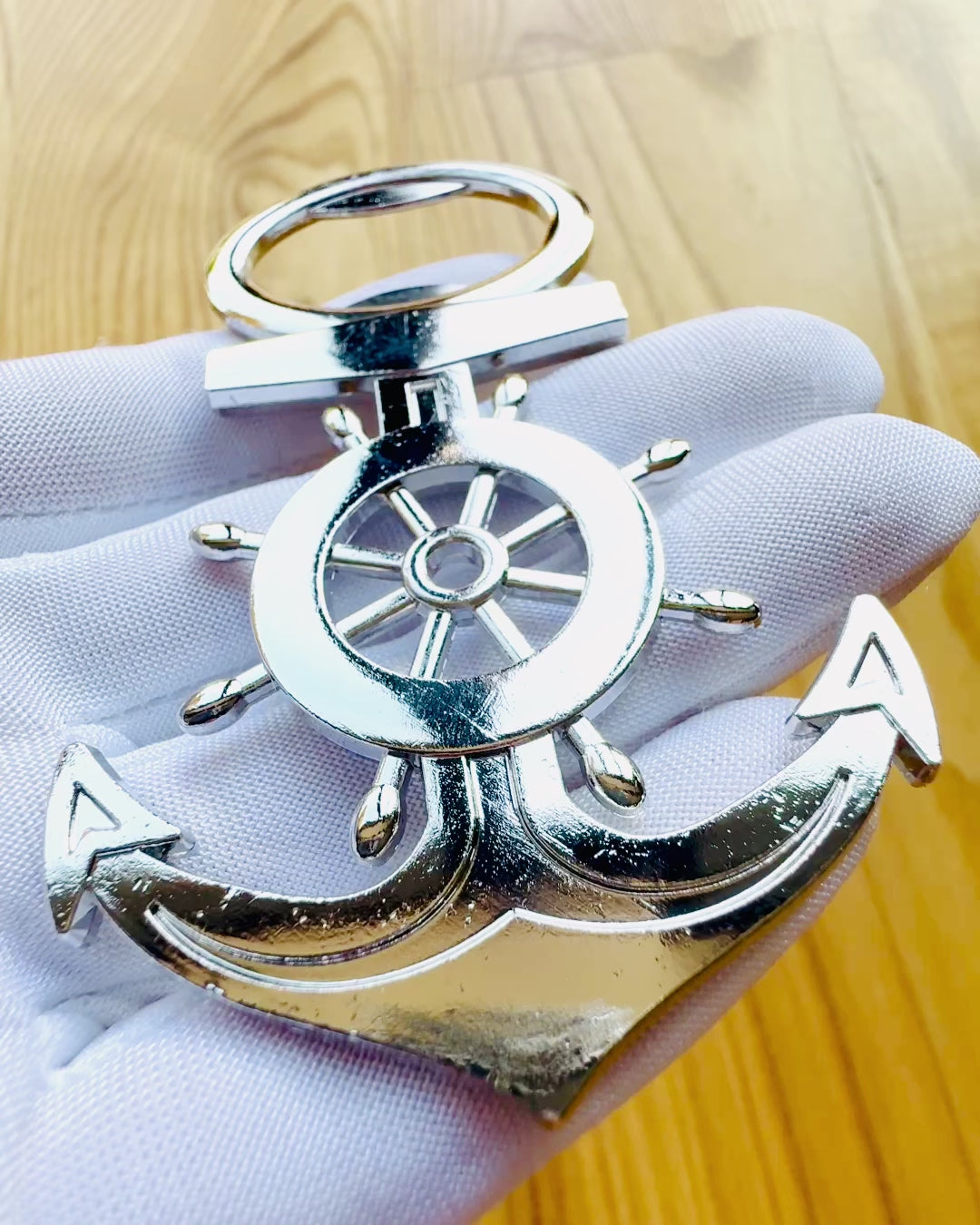 Captain's Bottle Opener - customizable with engraving, silver color