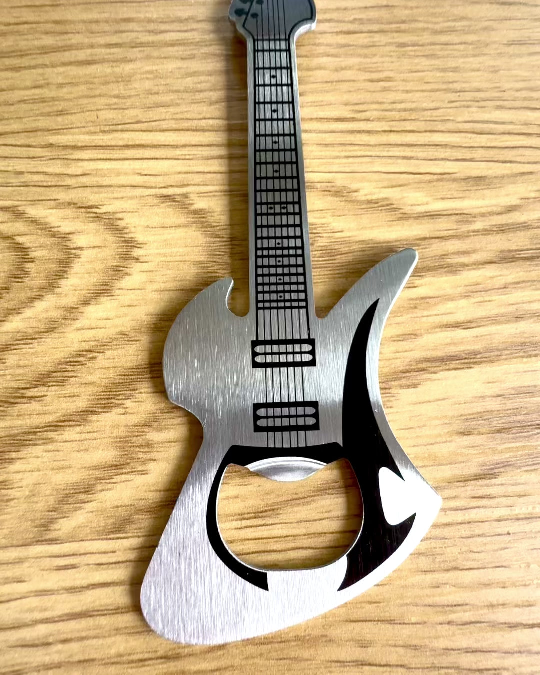 Guitar Rock'n'Open Bottle Opener, 2 variants, engraving personalization for a gift