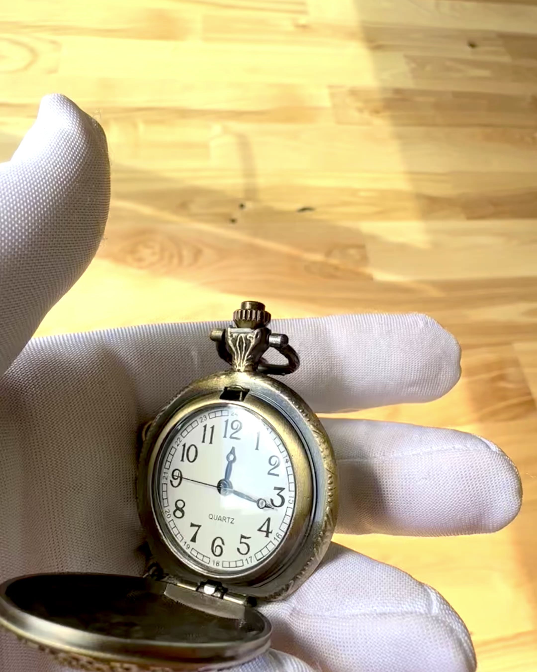 Pocket Watch "Buddha Time Elegance", personalization with engraving available