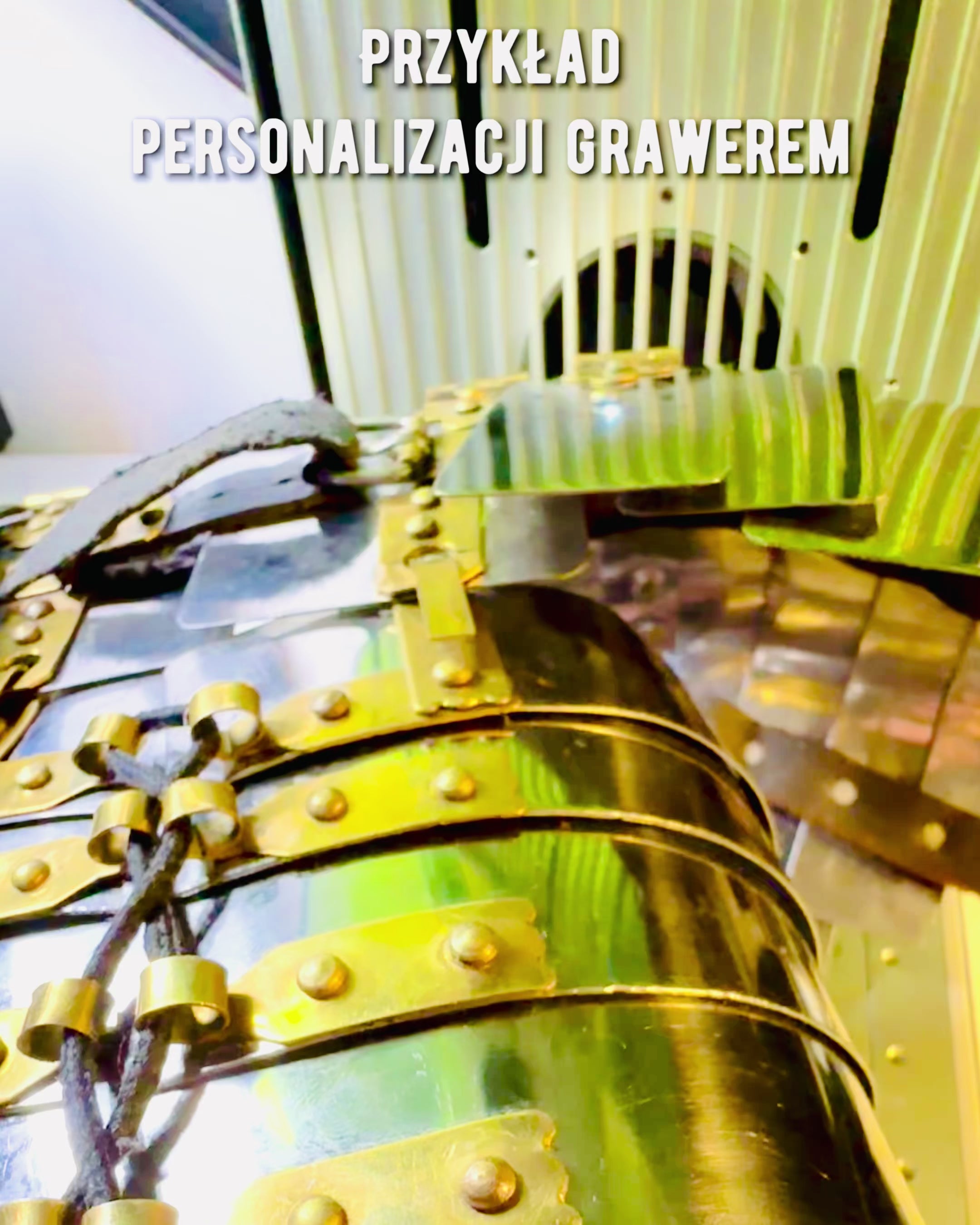 City Warrior Armor - Handcrafted, Engraving Available, Height Approximately 40 cm