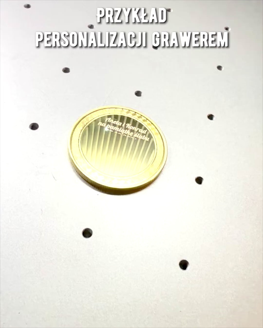 Blank Challenge Coin with Customizable Engraving – Collectible, 40mm, four models