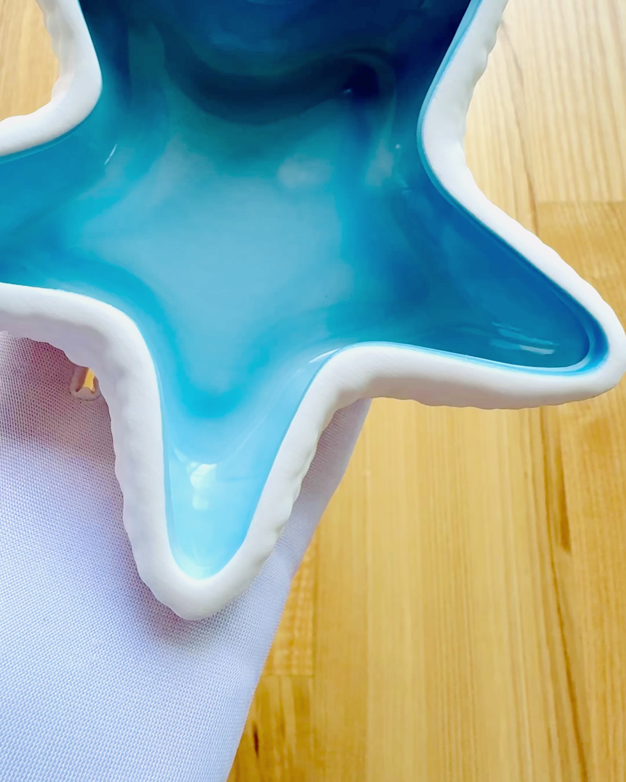 Ceramic Bowl "Starry Glow" - 14 cm wide - for gift, engraving personalization