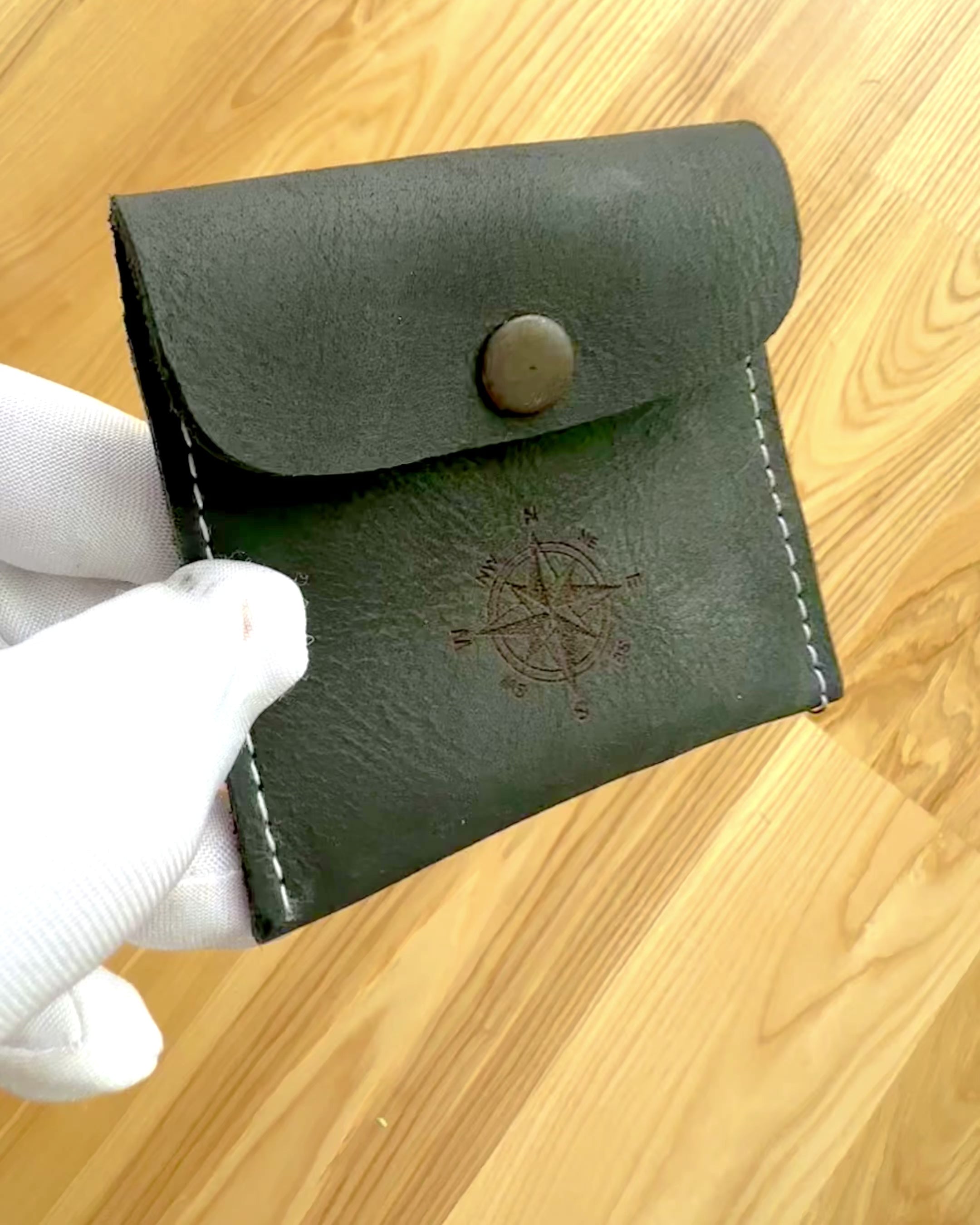 Case for pocket watch or Traveler compass - customizable with engraving