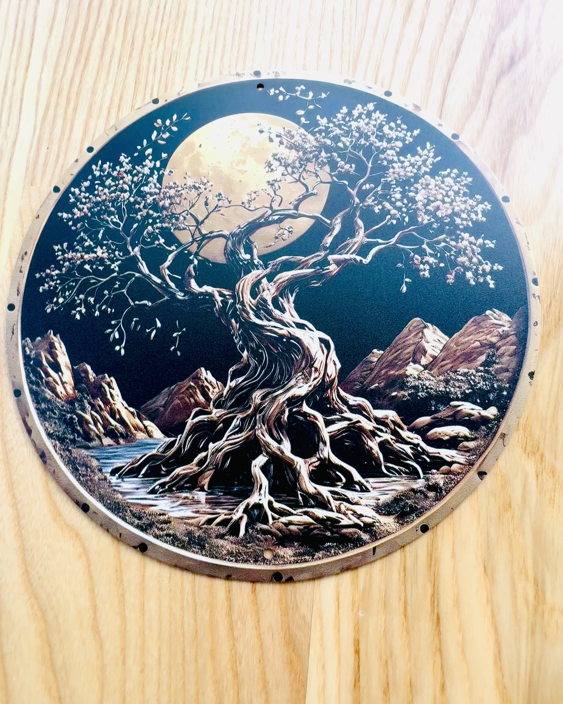 Pendant "Magic Circles of Nature" - personalization with engraving available. 3 variants to choose from.