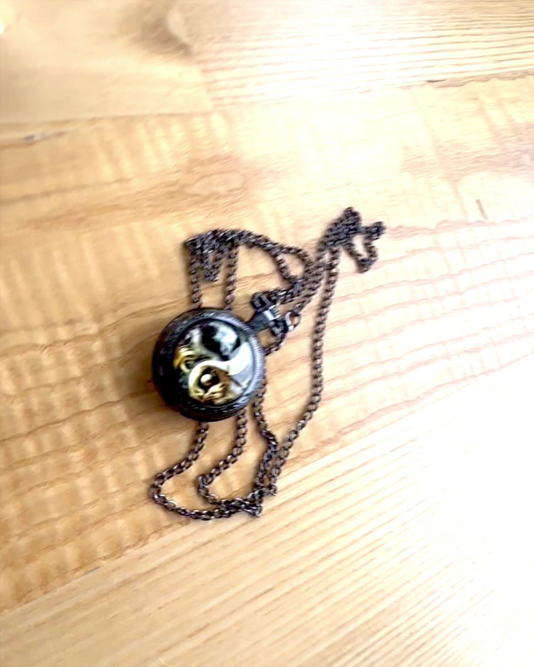 Pocket Watch "Dragon Circle 2" – a stylish accessory with a touch of magic - personalized engraving for a gift