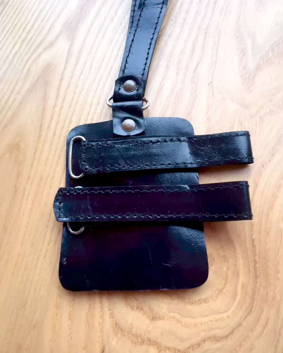 Black Panther Cane Cover with Engraving Option - Handcrafted from Natural Leather