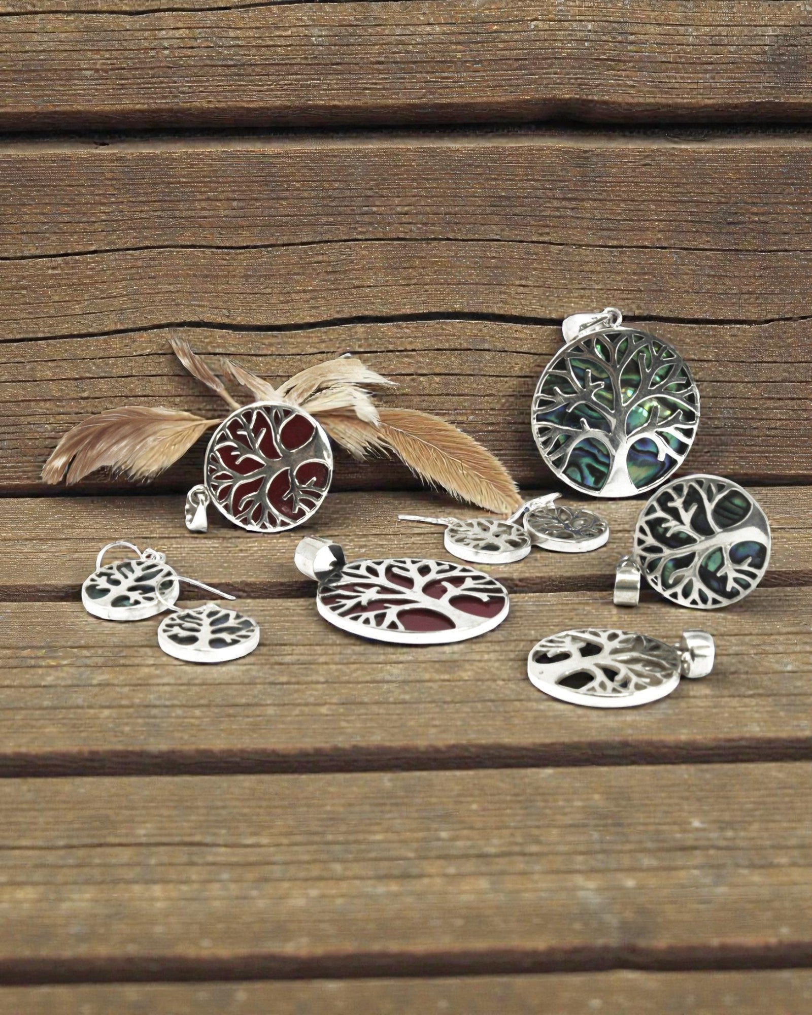 Silver Tree of Life Pendant 30 mm – Coral Spirit