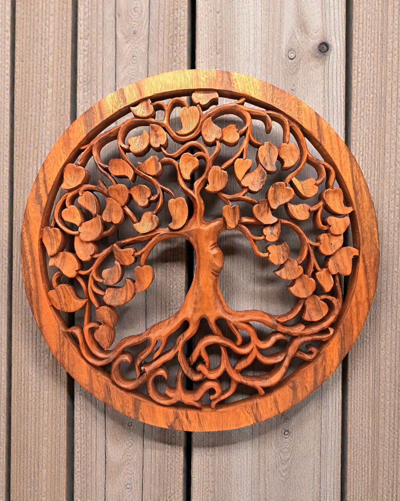 Decorative Wall Panel – Tree of Life Hearts 40 cm