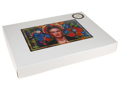 Set of 6 24K Gold-Plated F. Kahlo Spoons, Customizable with Engraving - Elegant Gift Cutlery, 13 cm, CARMANI
