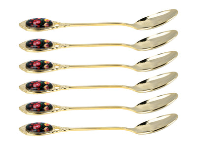 Kujawskie 24K Gold-Plated Spoons, Black