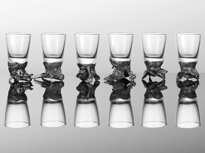 Set of 12 Shot Glasses 25ml with a 250ml Pitcher, Customizable with Engraving