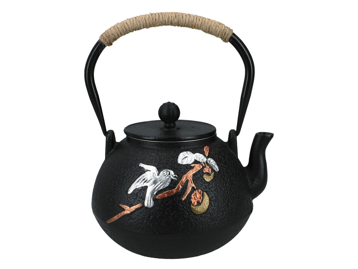 Cast-iron teapot with an enameled insert and infuser, 1200ml