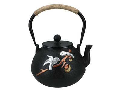 Cast-iron teapot with an enameled insert and infuser, 1200ml
