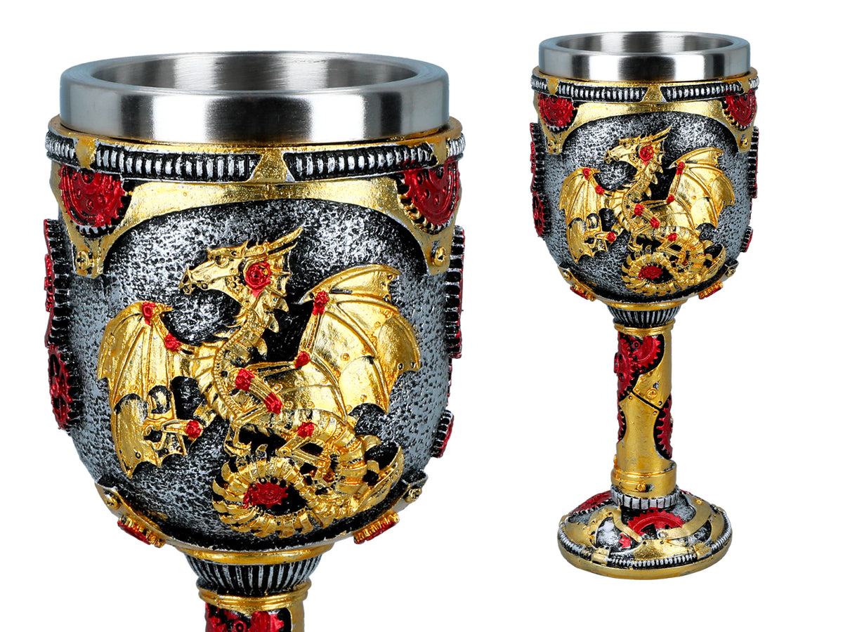 Decorative chalice, Ancient Heritage, 200ml, customizable with engraving, ideal as a gift, elegant design, perfect for interior decoration