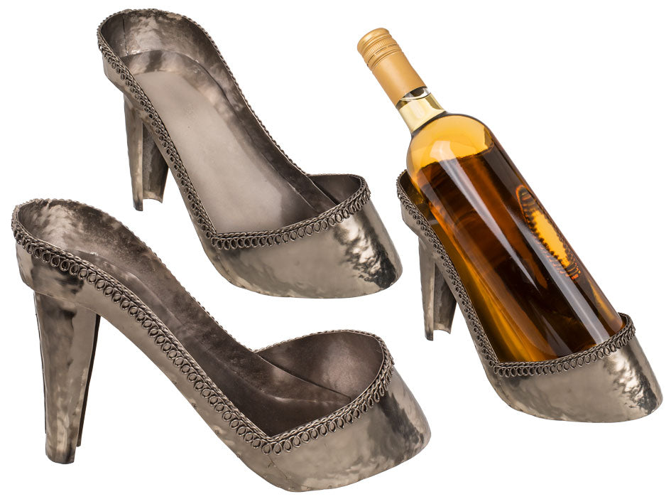 High-Heel Bottle Holder, customizable with engraving