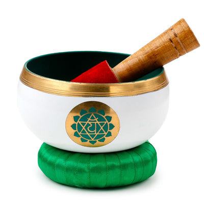Singing bowl - green chakra, diameter 10 cm, height 5 cm